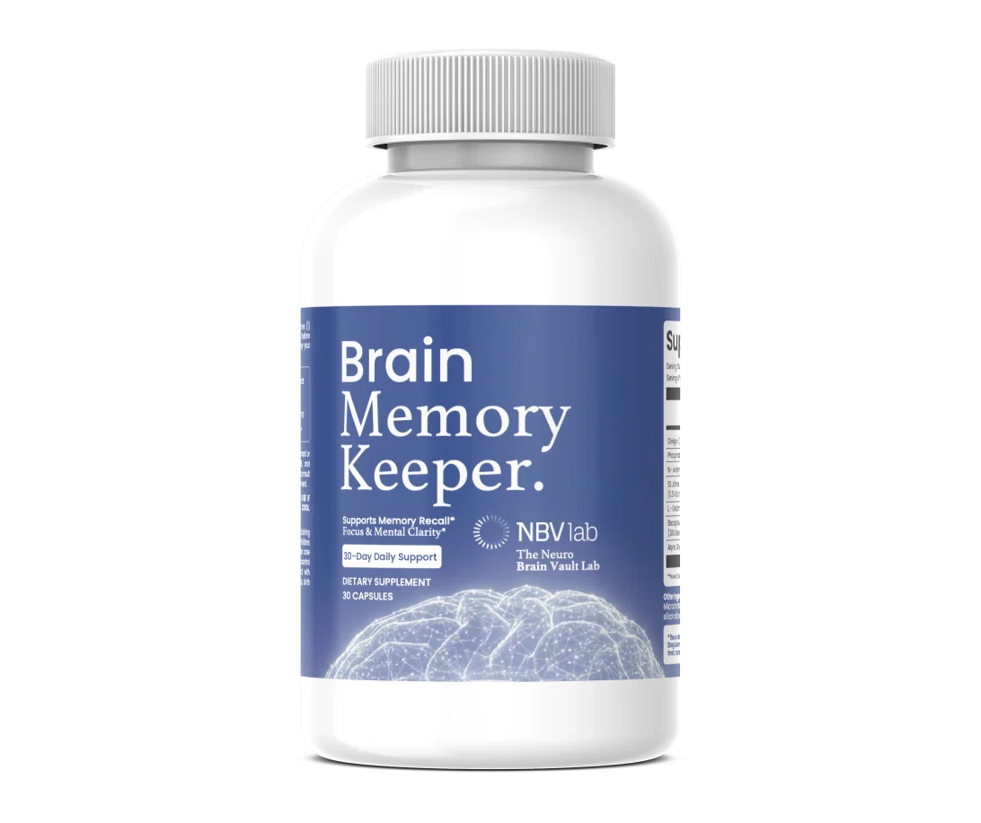 Brain Memory Keeper supplement bottle
